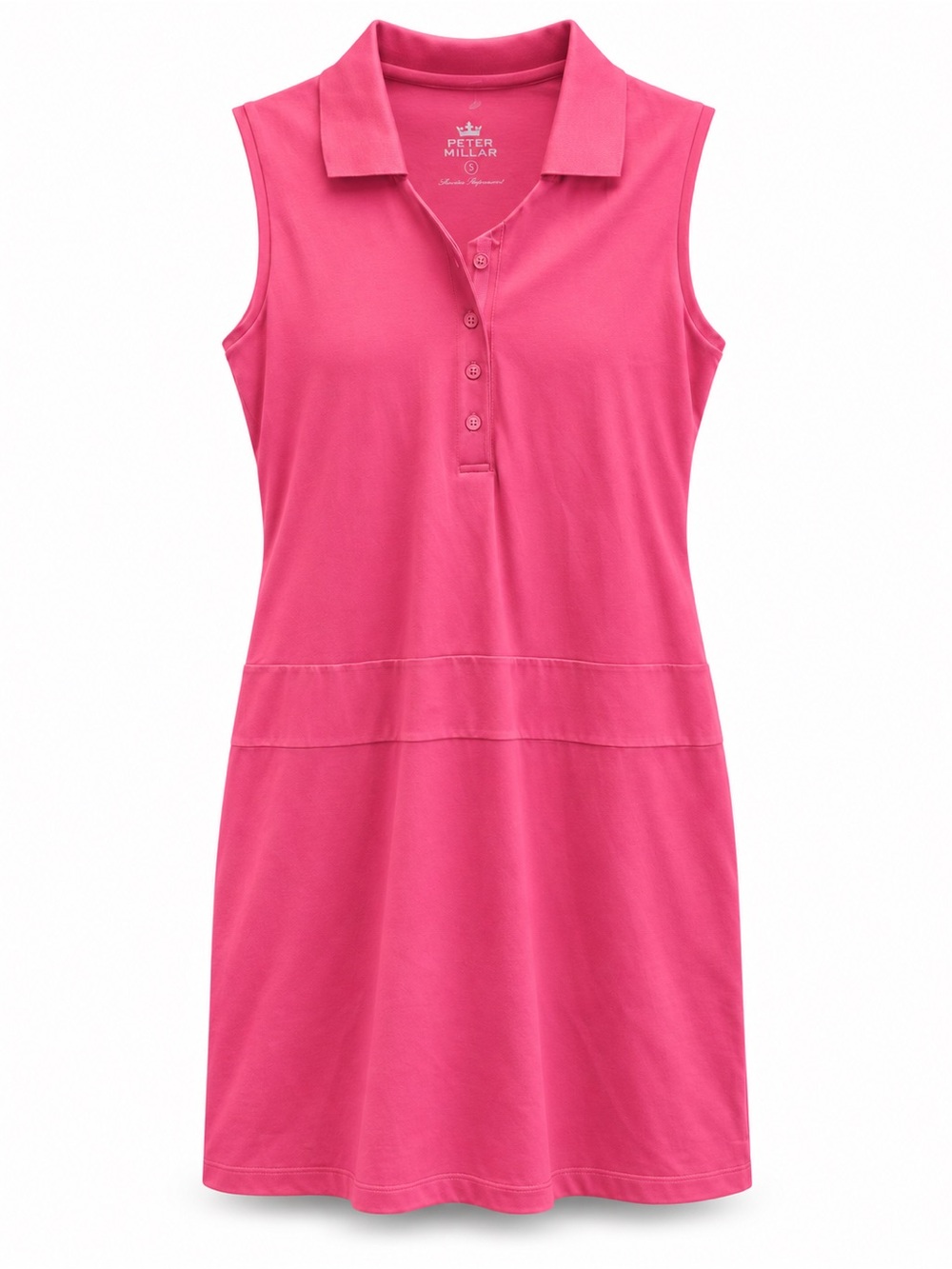 Peter Millar Women’s Sleeveless Pink Polo Golf Dress | S